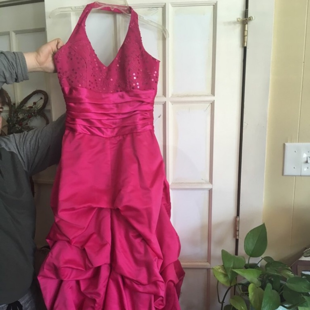Pink Halter top Dress